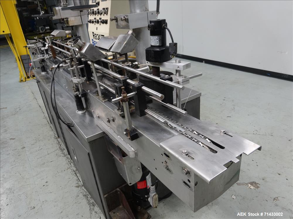 Used All Fill Model 100141 DHA Dual Head Automatic Inline Auger Filler