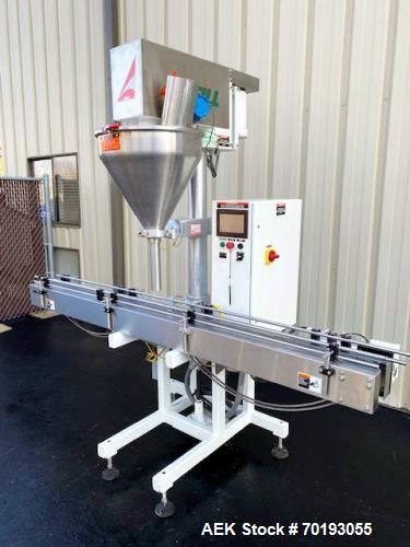 Pre-Owned All-Fill SHA-600 Auger Filling Line – Stainless Conveyor Included