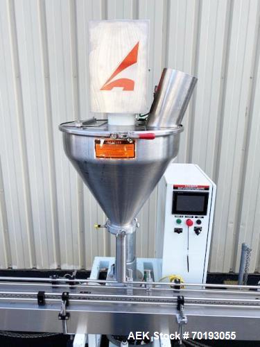 Pre-Owned All-Fill SHA-600 Auger Filling Line – Stainless Conveyor Included