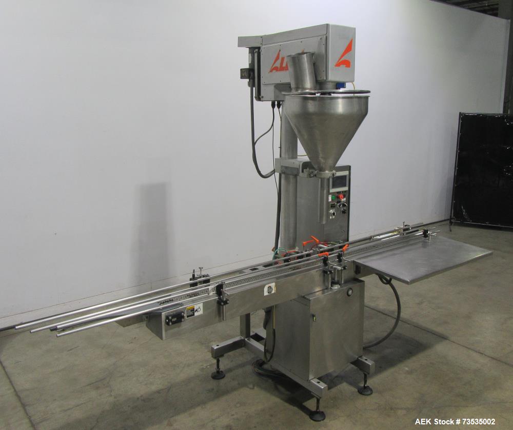 All-Fill Model SHA Auger Filler with Conveyor & Bottom-Up Fill – Used Packaging 