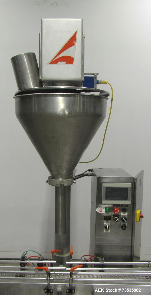 All-Fill Model SHA Auger Filler with Conveyor & Bottom-Up Fill – Used Packaging 