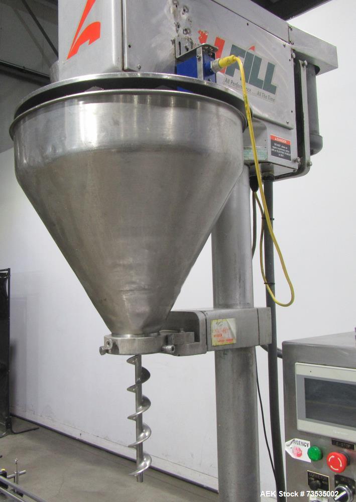 All-Fill Model SHA Auger Filler with Conveyor & Bottom-Up Fill – Used Packaging 