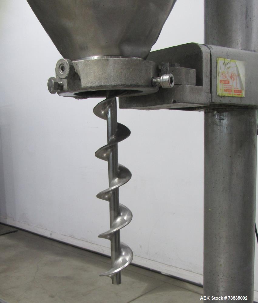 All-Fill Model SHA Auger Filler with Conveyor & Bottom-Up Fill – Used Packaging 