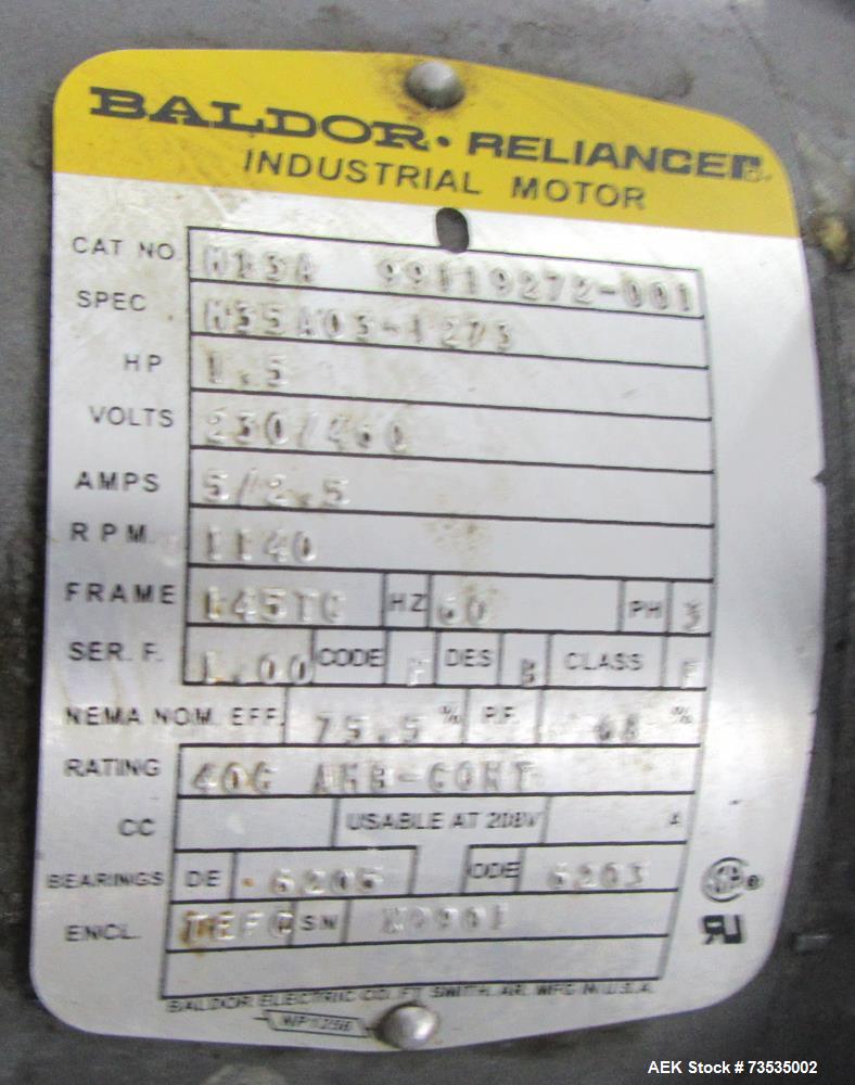 All-Fill Model SHA Auger Filler with Conveyor & Bottom-Up Fill – Used Packaging 