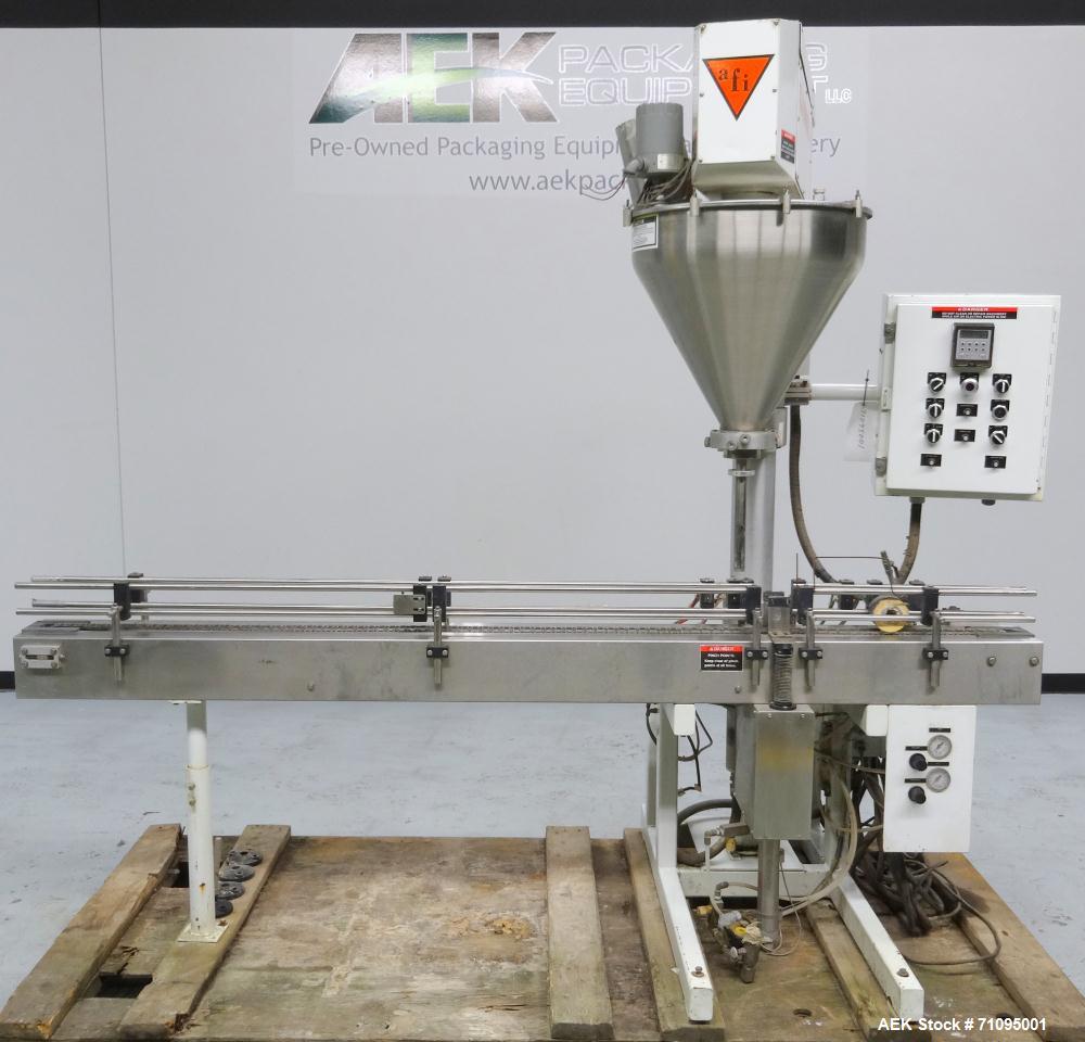 Used All-Fill Model SHA Automatic Inline Auger Filler