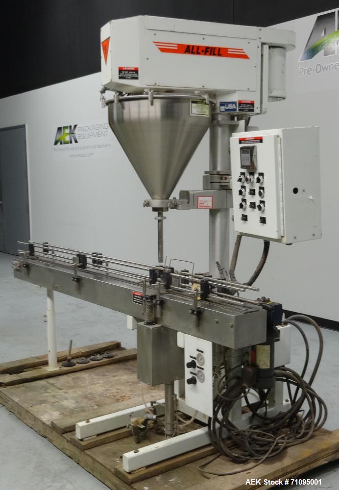 Used All-Fill Model SHA Automatic Inline Auger Filler