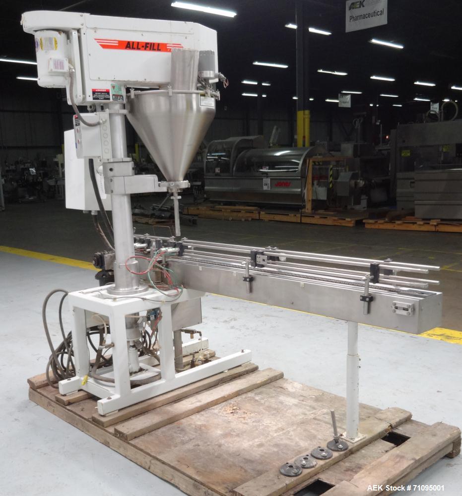 Used All-Fill Model SHA Automatic Inline Auger Filler