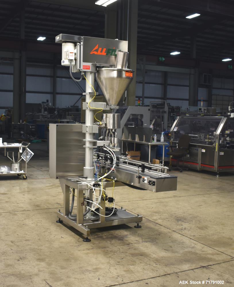 Used All-Fill Model SHAA-600 Automatic Inline Auger Filler