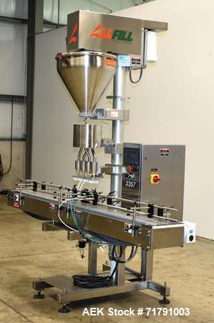 Used All-Fill Model SHAA-600 Automatic Inline Auger Filler