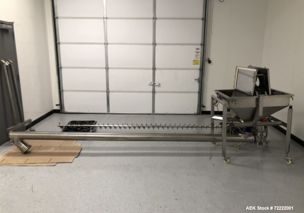 Used All Fill Model TAA-600 Dual Lane Servo Driven Auger Filling Line.