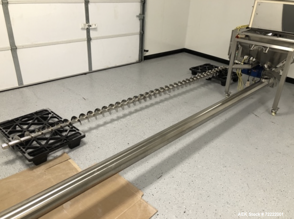 Used All Fill Model TAA-600 Dual Lane Servo Driven Auger Filling Line.