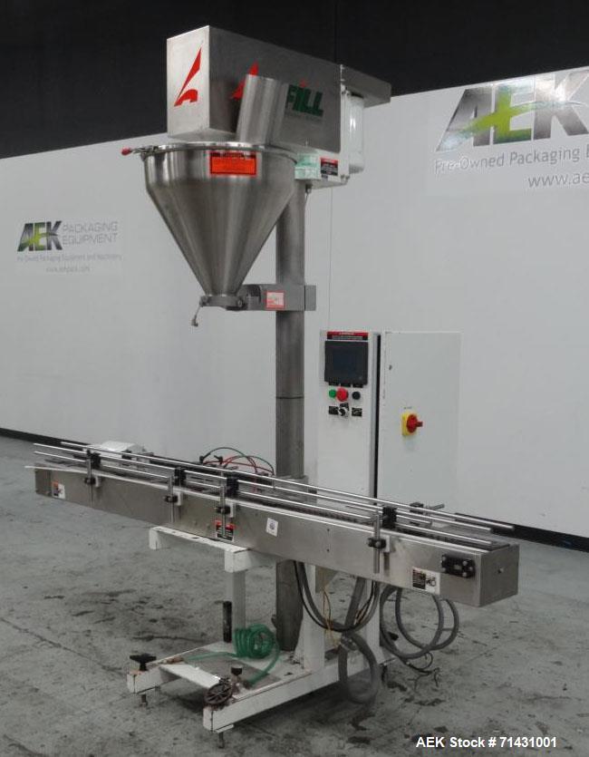 Used All Fill Model SHAA-600 Single Head Automatic Inline Auger Filler.