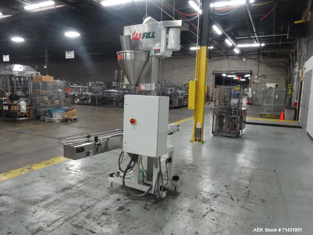 Used All Fill Model SHAA-600 Single Head Automatic Inline Auger Filler.