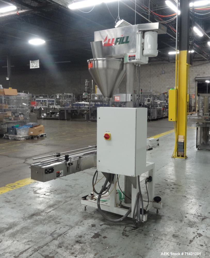 Used All Fill Model SHAA-600 Single Head Automatic Inline Auger Filler.