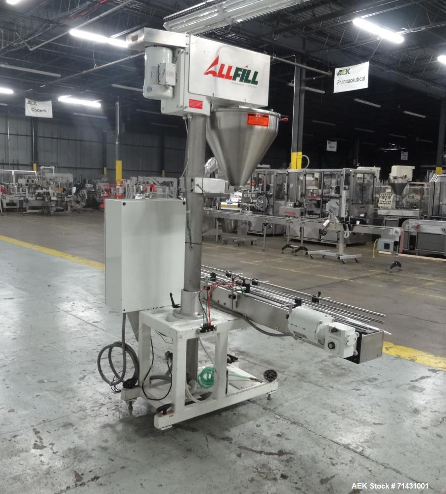 Used All Fill Model SHAA-600 Single Head Automatic Inline Auger Filler.