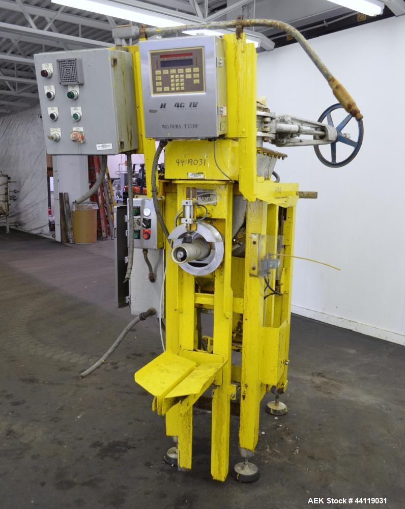 Used- W.G. Durant Model 100E Bulk Bag Filler / Auger Valve Bag Packer. 304 Stainless steel contact surfaces. Designed to fil...