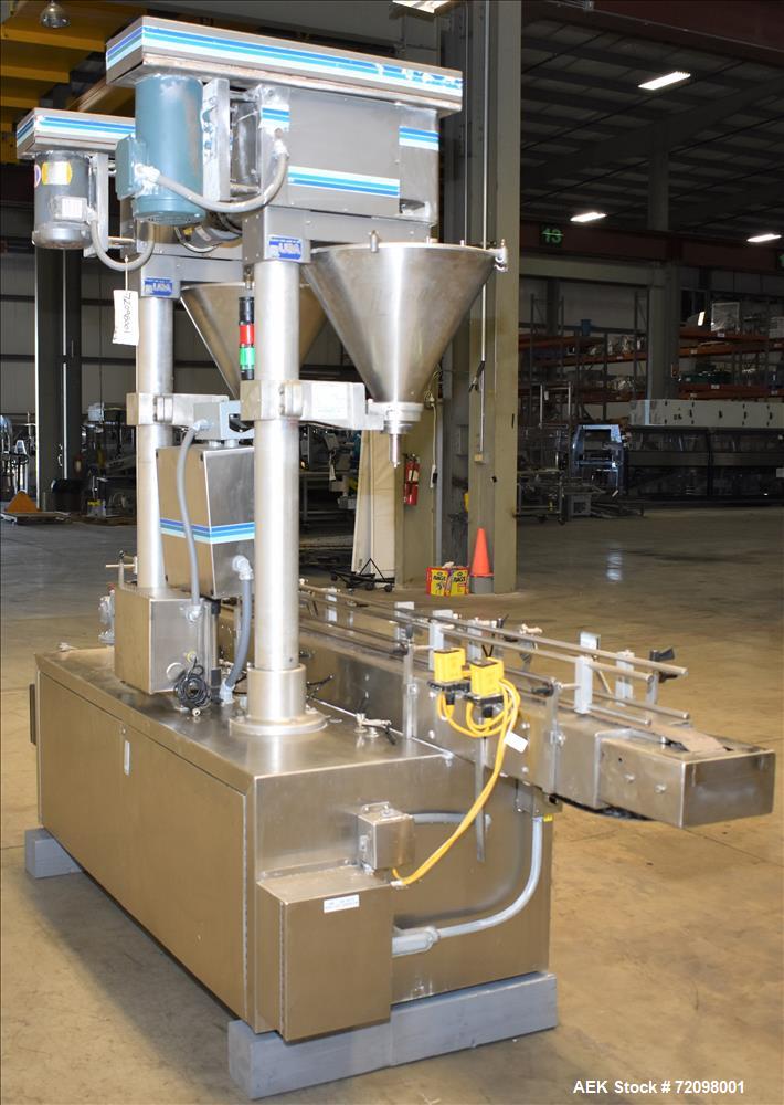 Used Mateer Burt  Dual-Head Powder Auger Filler, Model 4020