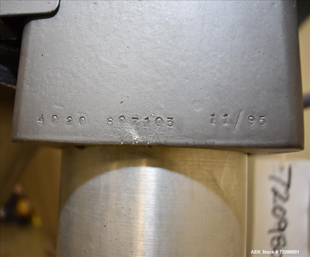 Used Mateer Burt  Dual-Head Powder Auger Filler, Model 4020
