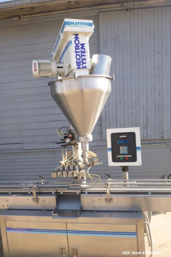 Used Mateer-Burt Neotron 3020 Filling System – Powders, Liquids, Creams & Pastes