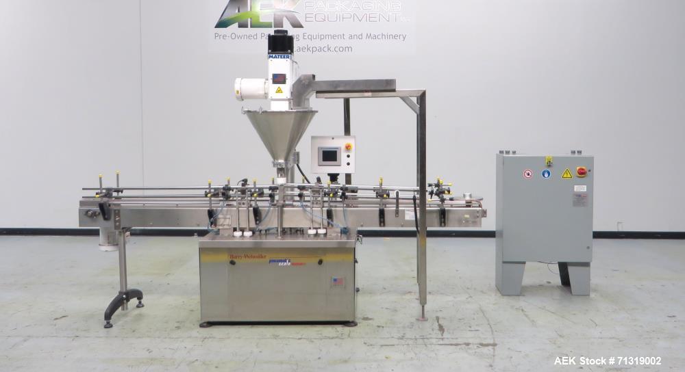 Used Pneumatic Scale Mateer Automatic Auger Filler with Check Weigh Stations