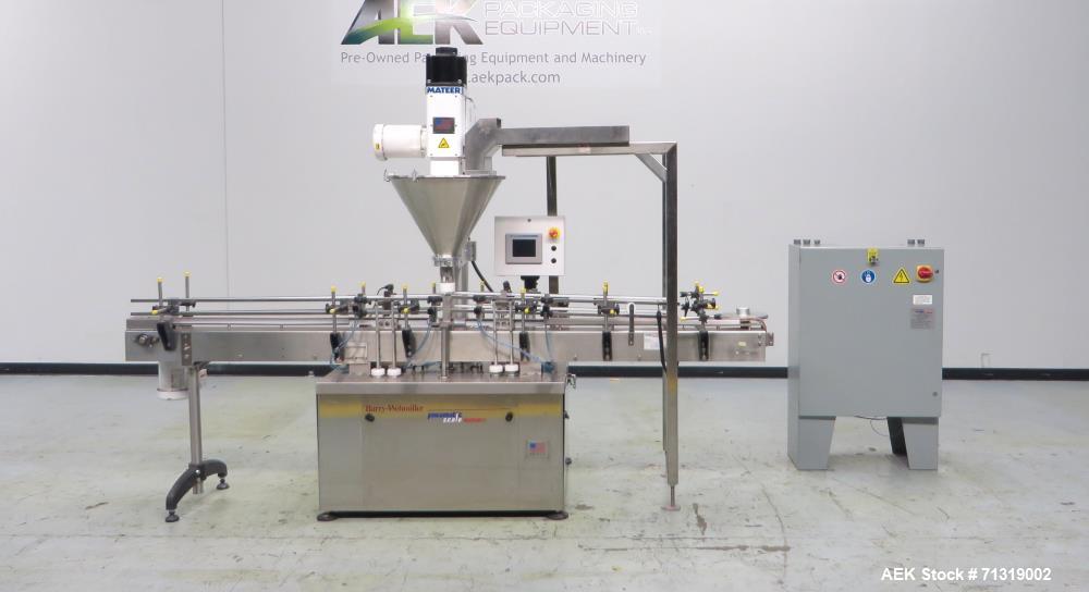 Used- Pneumatic Scale Mateer Automatic Auger Filler with Check Weigh Stations