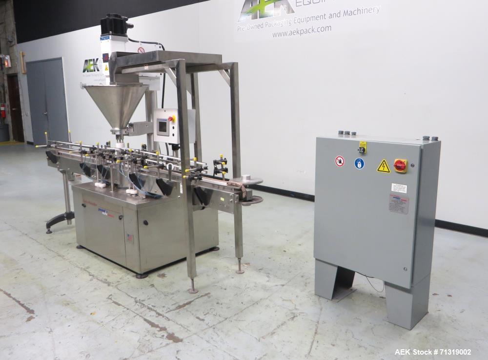 Used Pneumatic Scale Mateer Automatic Auger Filler with Check Weigh Stations