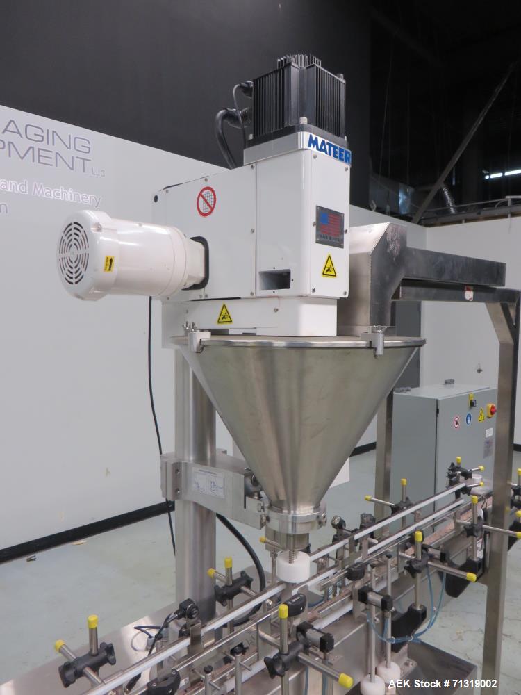 Used Pneumatic Scale Mateer Automatic Auger Filler with Check Weigh Stations