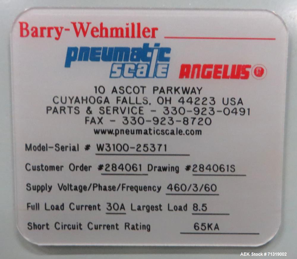 Used Pneumatic Scale Mateer Automatic Auger Filler with Check Weigh Stations