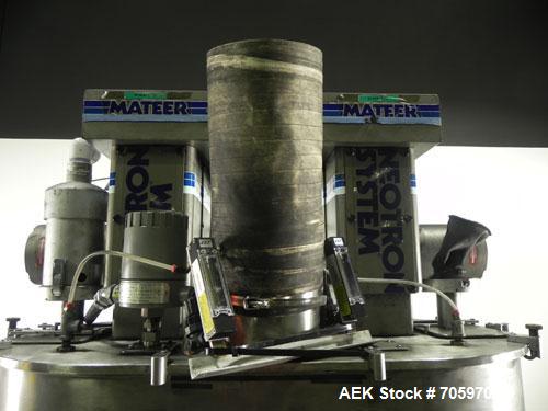 Used Mateer Burt (Pneumatic Scale Angelus) Model Neotron Dual Head Auger Filler