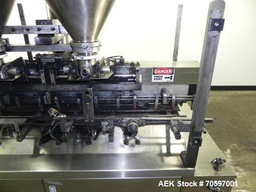 Used Mateer Burt (Pneumatic Scale Angelus) Model Neotron Dual Head Auger Filler