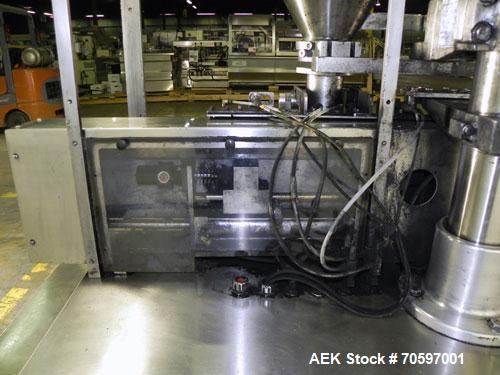 Used Mateer Burt (Pneumatic Scale Angelus) Model Neotron Dual Head Auger Filler