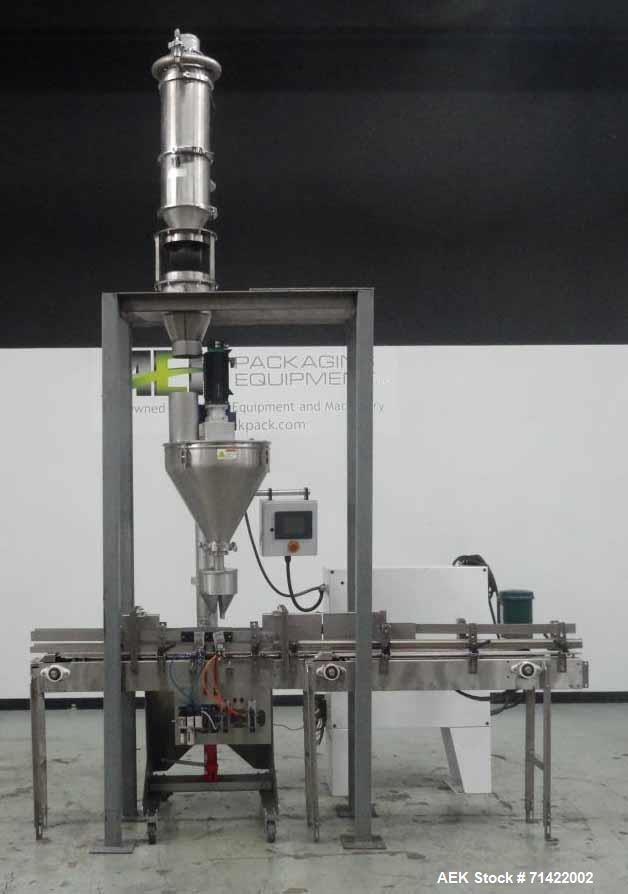 Used- Nalbach Powder Auger Filler. Model NAF-1000-D