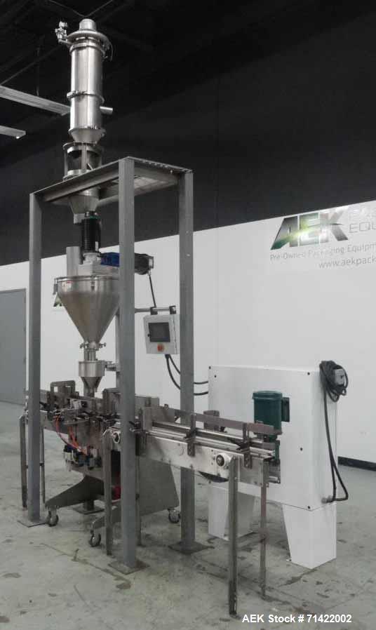 Used Nalbach Powder Auger Filler. Model NAF-1000-D