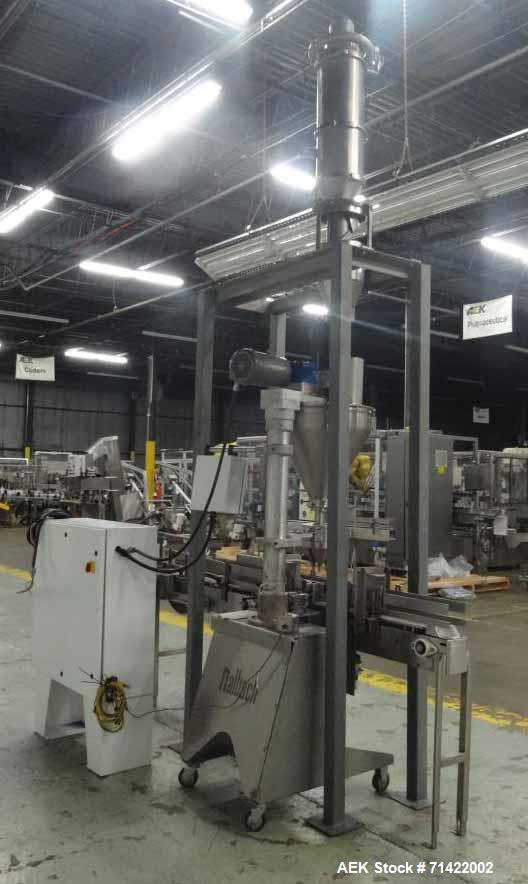 Used Nalbach Powder Auger Filler. Model NAF-1000-D