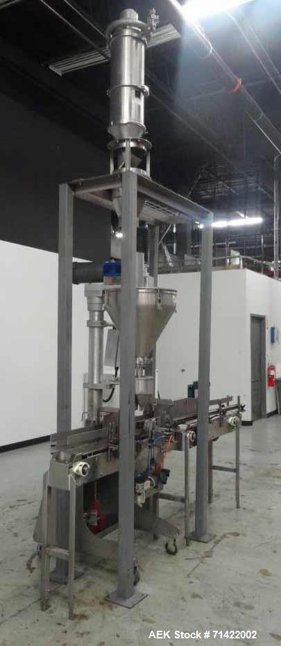 Used Nalbach Powder Auger Filler. Model NAF-1000-D