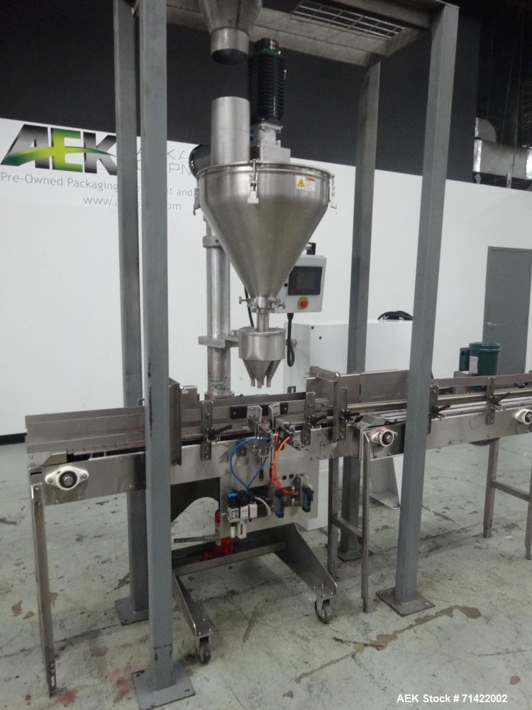 Used Nalbach Powder Auger Filler. Model NAF-1000-D