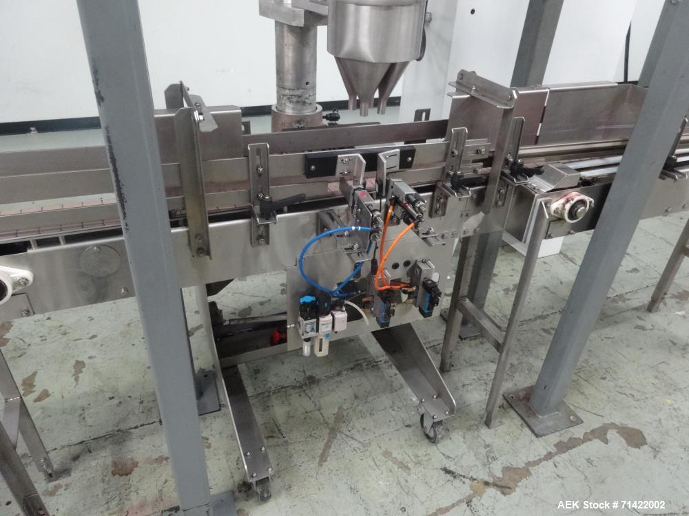 Used Nalbach Powder Auger Filler. Model NAF-1000-D