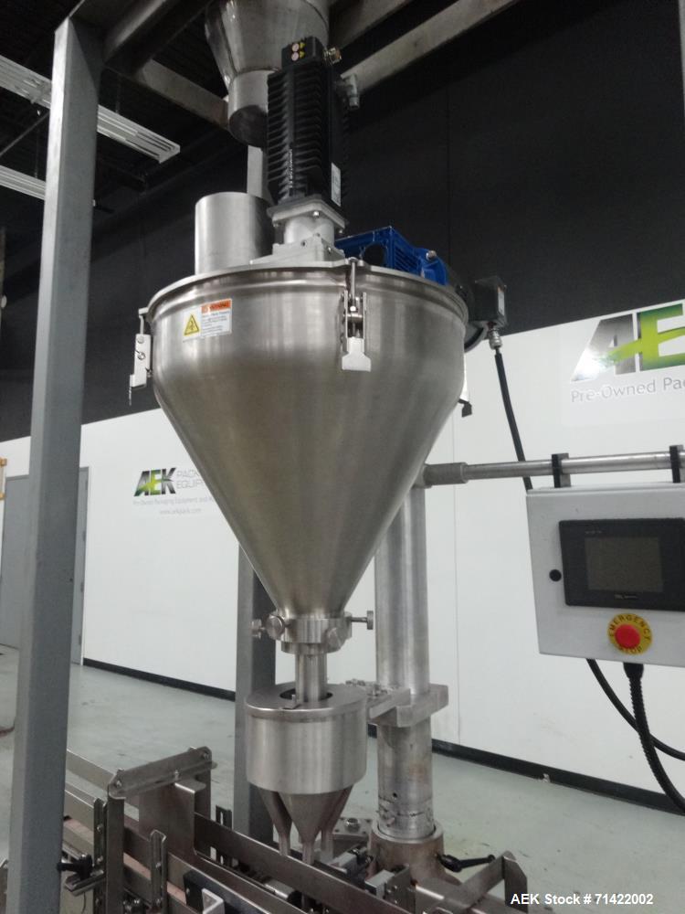 Used Nalbach Powder Auger Filler. Model NAF-1000-D