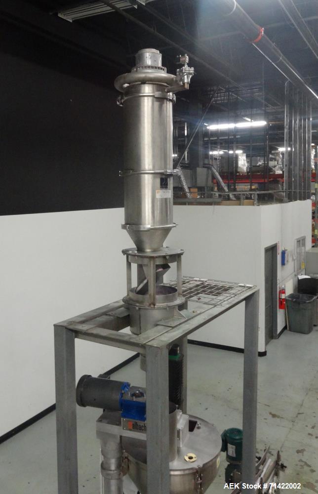 Used Nalbach Powder Auger Filler. Model NAF-1000-D