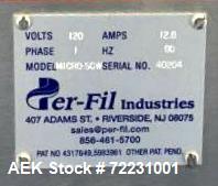 Used Per-Fil Industries Micro-SCW Single Head Automatic Powder Auger Filler
