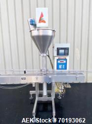 Used All-Fill B400 Inline Powder Filler | Automatic | Single Head | 8’ SS Conveyor | Allen-Bradley Controls