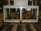 Used AMS Model A-500E Dual Head Auger Filler. Machine has 2 A-100 with agitated hoppers, can handle free flowing and non-free flowing dry and liquid products. Machine has a stainless steel top and an...