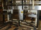 Used AMS Model A-500E Dual Head Auger Filler. Machine has 2 A-100 with agitated hoppers, can handle free flowing and non-free flowing dry and liquid products. Machine has a stainless steel top and an...