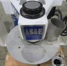 Used AS&E (Automation Supply and Engineering) Automatic Inline Powder Auger Filling System, Model M75. Serrvo-driven auger filler. Includes hopper and control system. Designed for top-mounted filling...