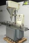 Used All-Fill Model SHA Automatic Inline Auger Filler. Capable of speeds up to 50 containers per minute (depending on size). Container size range: (diameter) up to 6