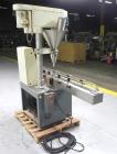 Used All-Fill Model SHA Automatic Inline Auger Filler. Capable of speeds up to 50 containers per minute (depending on size). Container size range: (diameter) up to 6