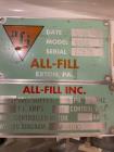Used All-Fill B400 Inline Powder Filler | Automatic | Single Head | 8’ SS Conveyor | Allen-Bradley Controls