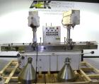 Used All Fill DHA Dual Head Automatic Inline Auger Filler, Model 100141. Capable of speeds up to 60 cpm depending on product. Has a 10' long dual chain type conveyor, driven by a 1/2 hp, 90 volt, 175...