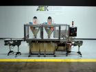 Used All Fill Model DHAA-S-V-600 automatic dual head inline auger filler. Servo driven fill heads with auxiliary agitation, Hopper level detectors, Servo driven timing helix for container conveying, ...