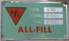 Used All-Fill Model SHA Automatic Inline Auger Filler